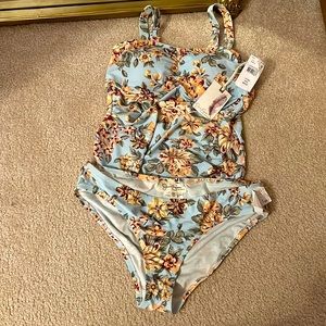 Jessica Simpson Maternity 2 piece swimsuit size Small NWT